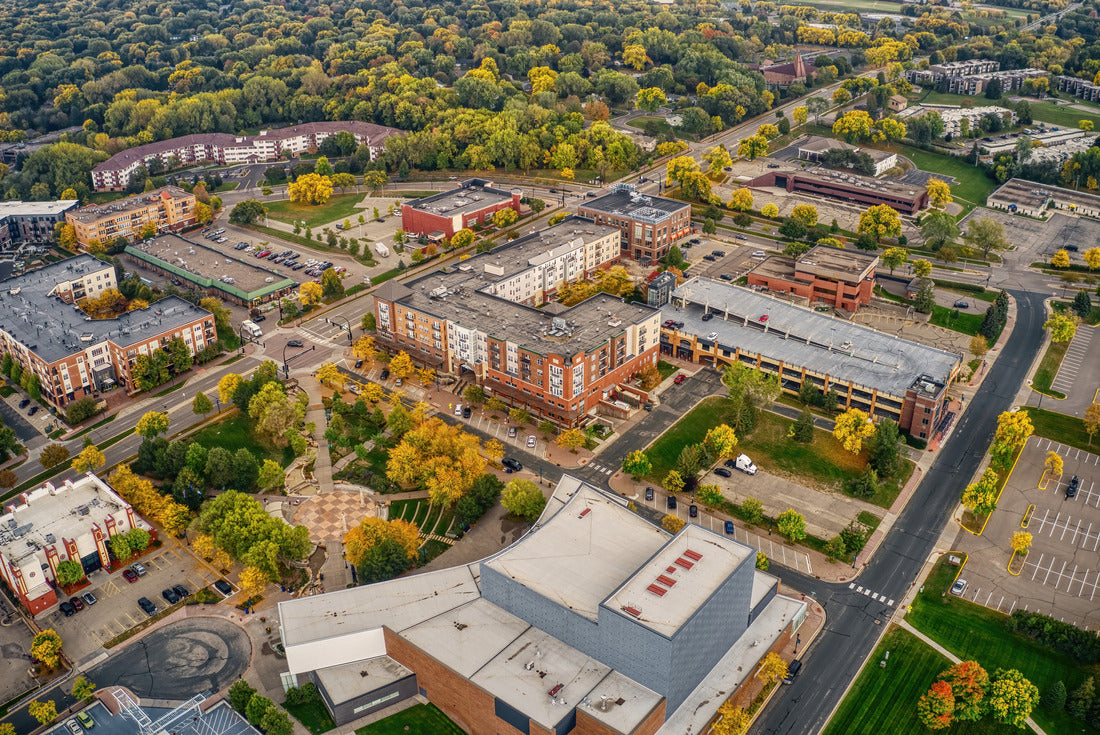 Noah Jigsaw Puzzle Aerial View of the Twin Cities Suburb of Burnsville, Minnesota 2000 pieces