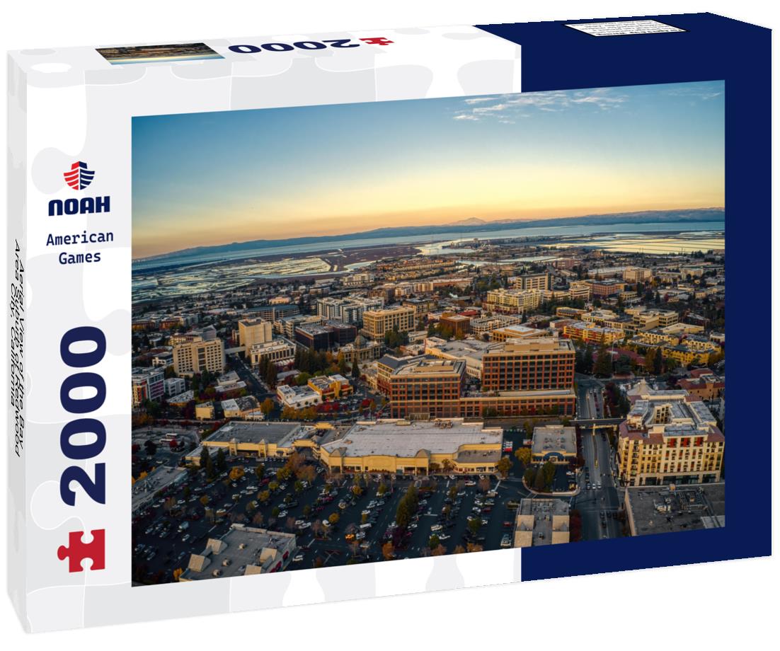 Noah Jigsaw Puzzle Aerial View of the Bay Area Suburb of Redwood City, California 2000 pieces