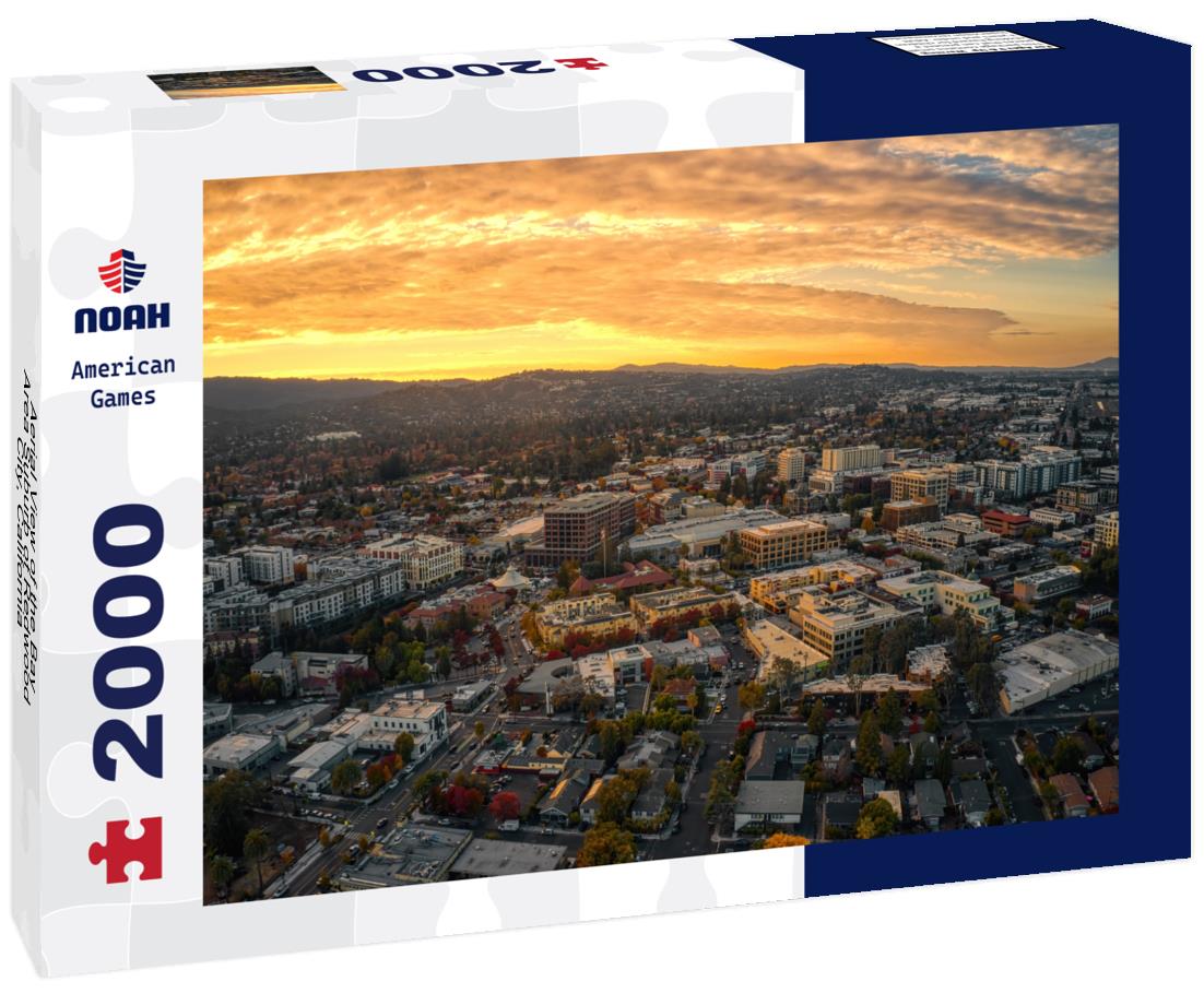 Noah Jigsaw Puzzle Aerial View of the Bay Area Suburb of Redwood City, California 2000 pieces