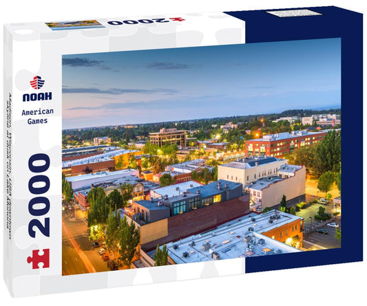 Noah Jigsaw Puzzle Madison, Wisconsin, USA downtown skyline at dusk on Lake Monona 2000 pieces