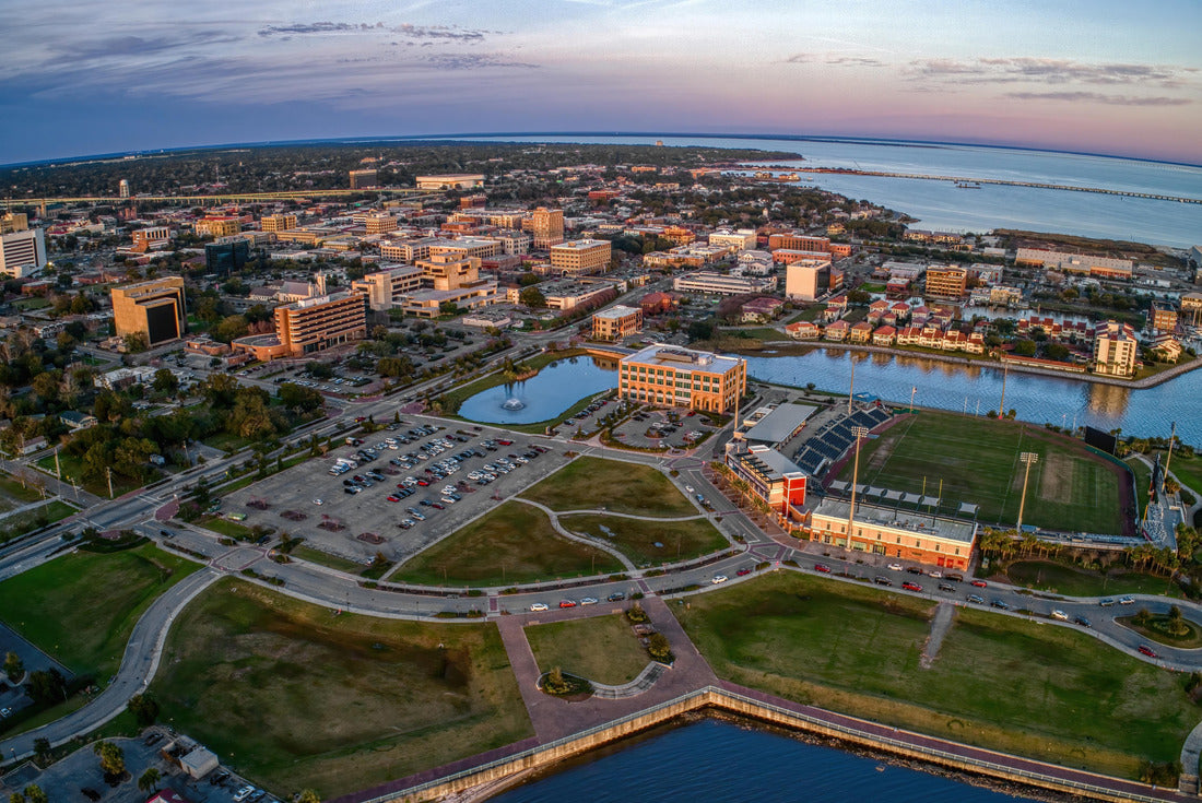 Noah Jigsaw Puzzle Luftaufnahme von Pensacola Florida während des Sonnenuntergangs 2000 pieces