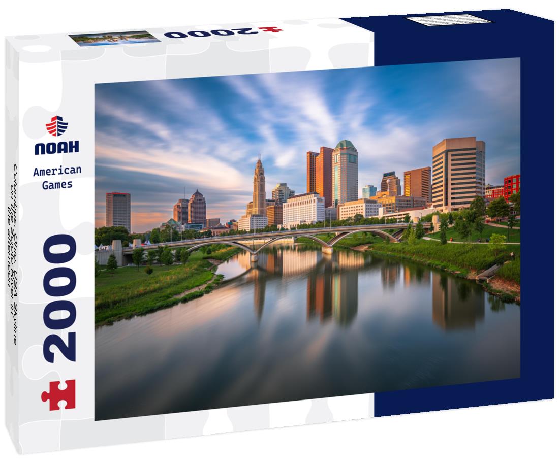 Noah Jigsaw Puzzle Columbus, Ohio, USA Skyline on the Scioto River in the afternoon 2000 pieces