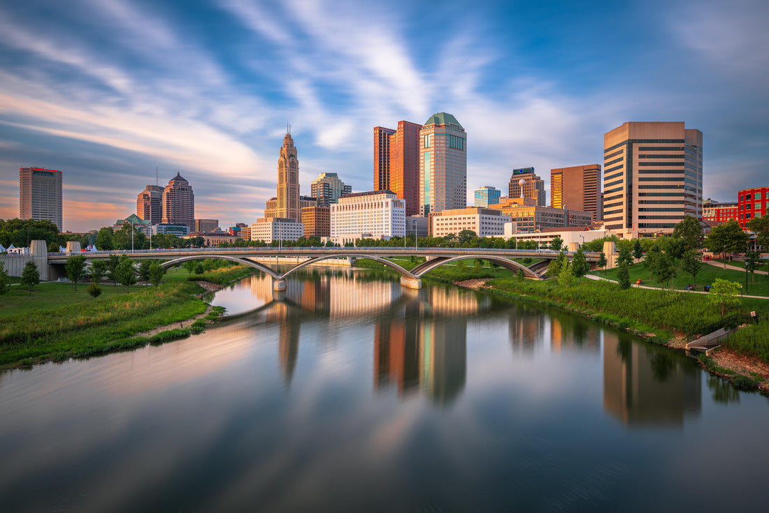 Noah Jigsaw Puzzle Columbus, Ohio, USA Skyline on the Scioto River in the afternoon 2000 pieces