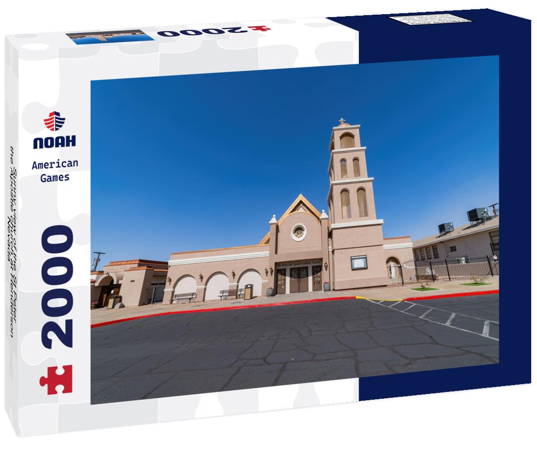 Noah Jigsaw Puzzle Sunny view of the St Peter the Apostle church at Henderson, Nevada 2000 pieces