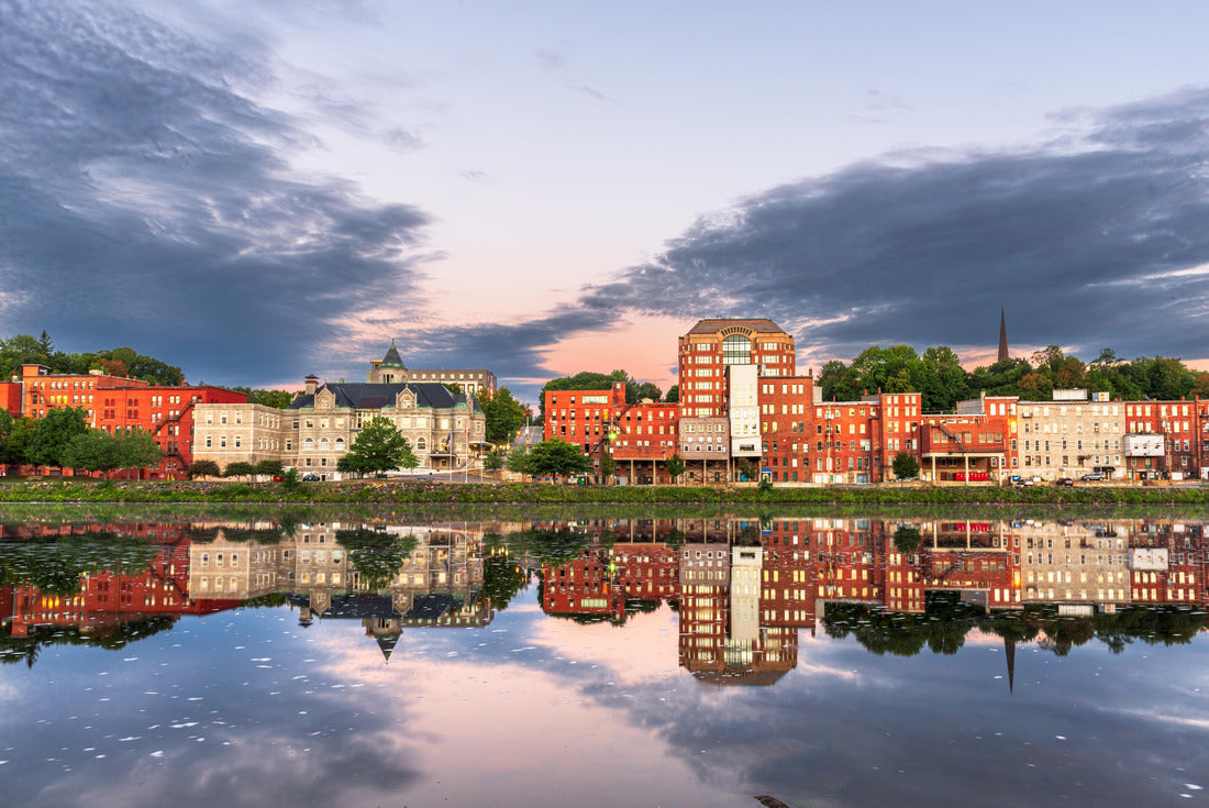 Noah Jigsaw Puzzle Augusta, Maine, USA downtown skyline on the Kennebec River at dawn 2000 pieces