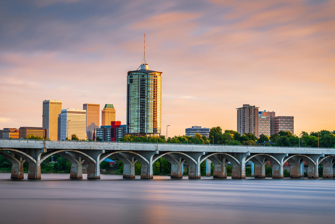 Noah Jigsaw Puzzle Tulsa, Oklahoma, USA downtown skyline on the Arkansas River at dusk 2000 pieces