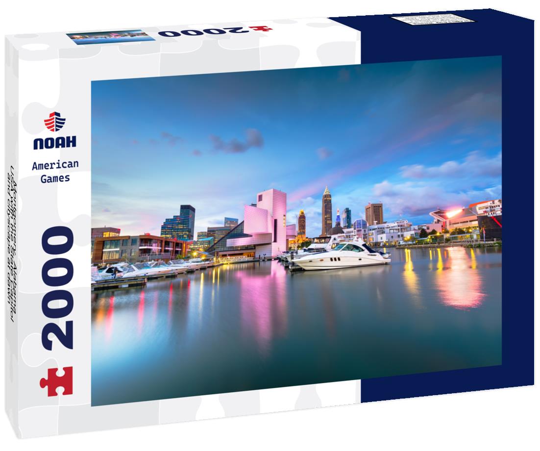 Noah Jigsaw Puzzle Montgomery, Alabama, USA with the State Capitol and cityscape at dawn 2000 pieces