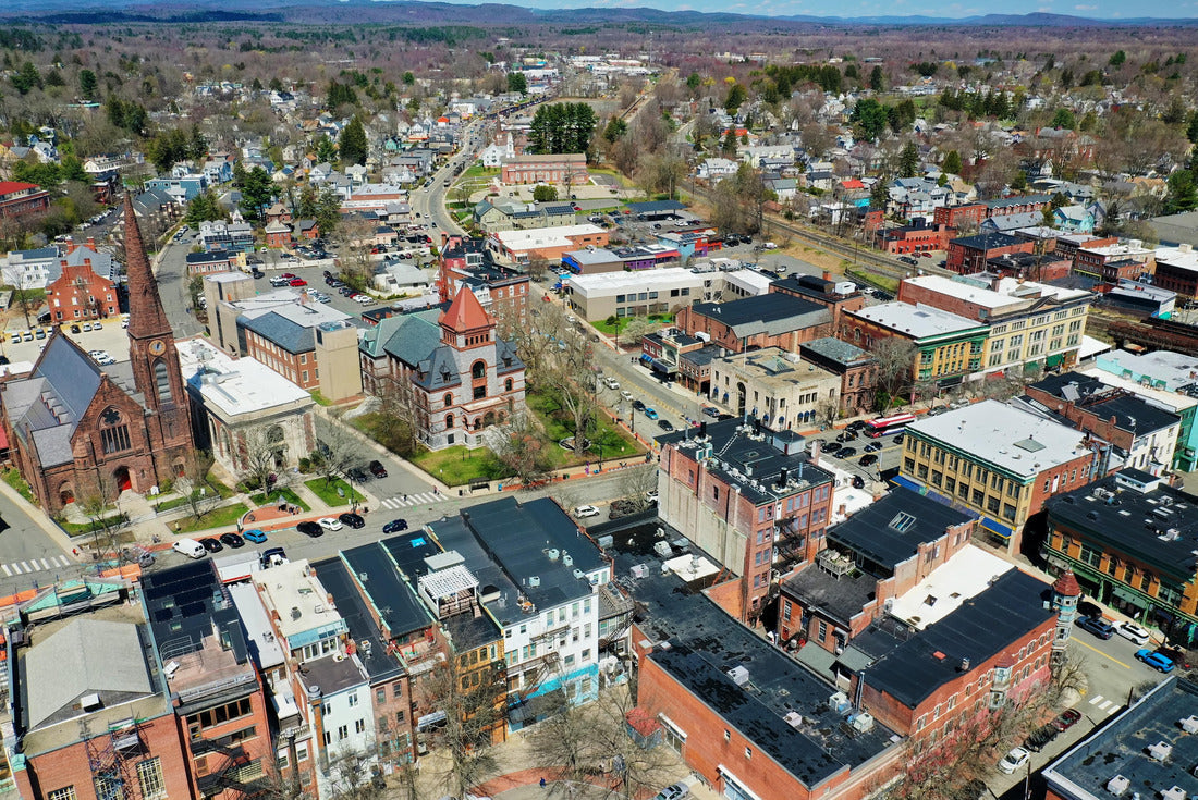 Noah Jigsaw Puzzle An aerial of Northampton, Massachusetts, United States on a fine morning 2000 pieces