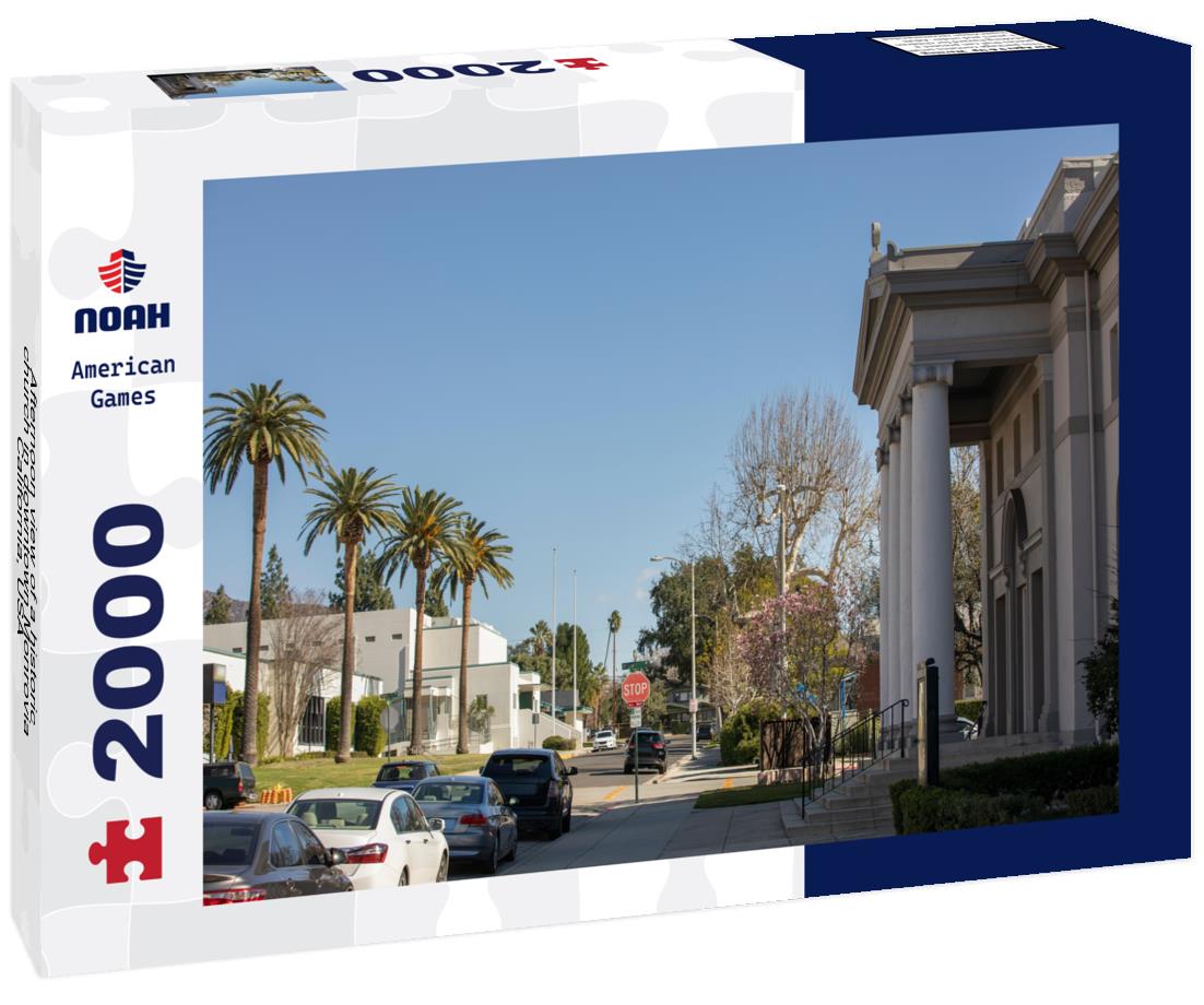 Noah Jigsaw Puzzle Afternoon view of a historic church in downtown Monrovia, California, USA 2000 pieces