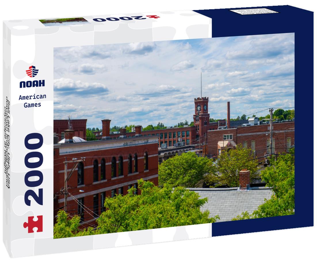 Noah Jigsaw Puzzle Salt Lake City, Utah, USA downtown financial district cityscape at twilight 2000 pieces