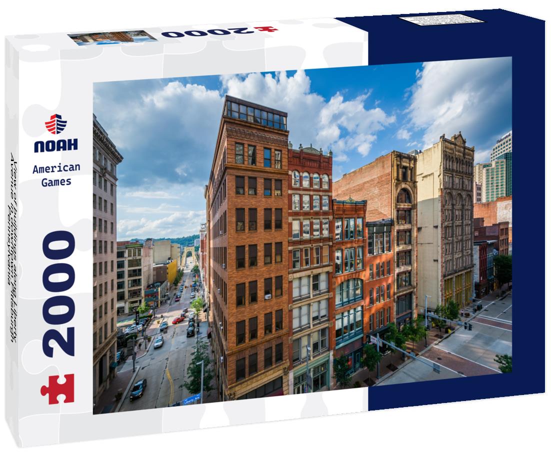 Noah Jigsaw Puzzle View of buildings along Liberty Avenue in downtown Pittsburgh, Pennsylvania 2000 pieces