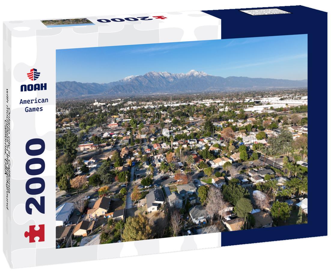 Noah Jigsaw Puzzle Ontario city in California with mountains in the background, California, USA 2000 pieces