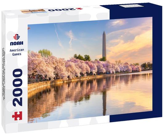 Noah Jigsaw Puzzle Rosslyn, Arlington, Virginia, USA downtown city skyline at dusk on the Potomac River 2000 pieces