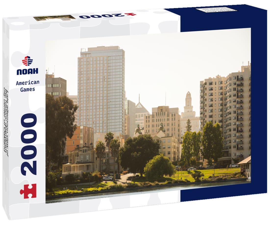 Noah Jigsaw Puzzle Late afternoon view of the historic downtown city center of Oakland, California, USA 2000 pieces