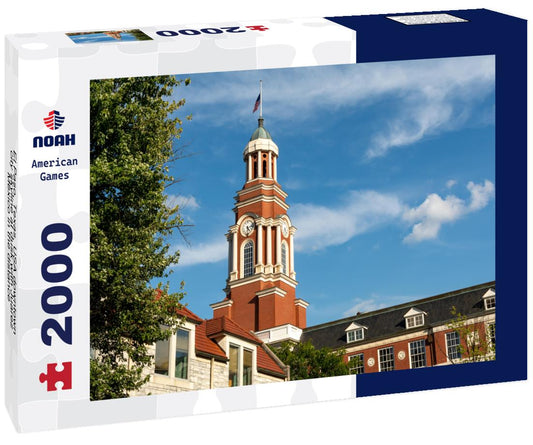 Noah Jigsaw Puzzle El Paso, Texas, USA downtown city skyline at dusk with Juarez, Mexico in the distance 2000 pieces