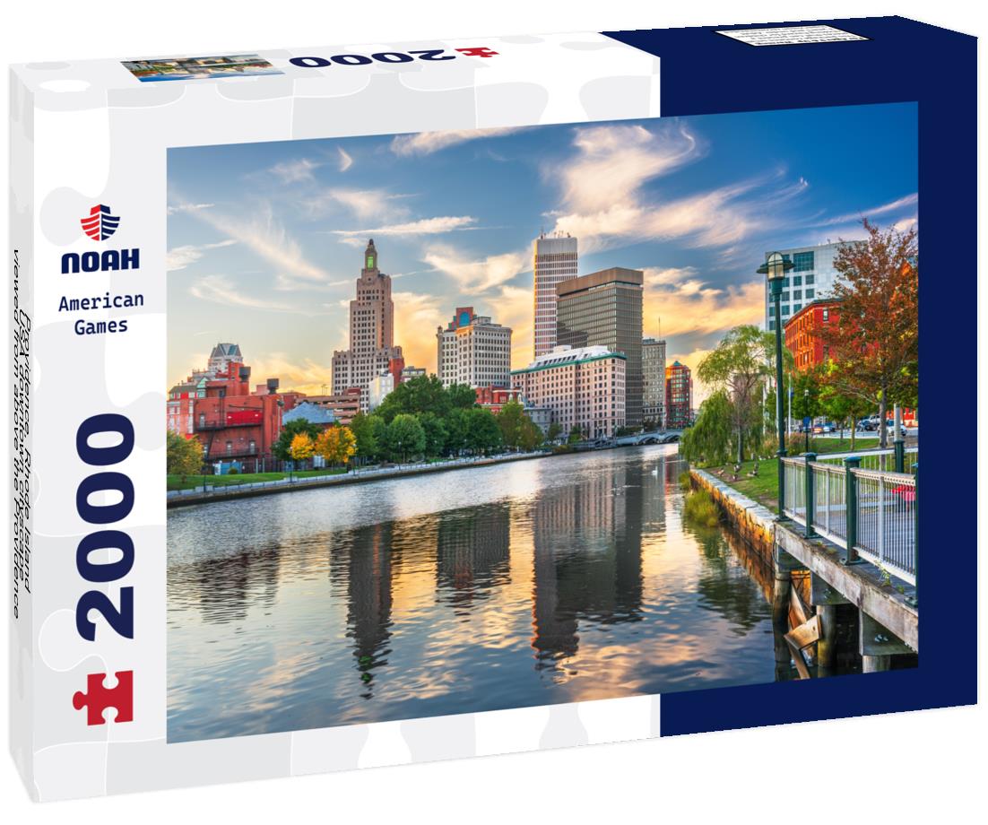 Noah Jigsaw Puzzle Providence, Rhode Island, USA downtown cityscape viewed from above the Providence River 2000 pieces