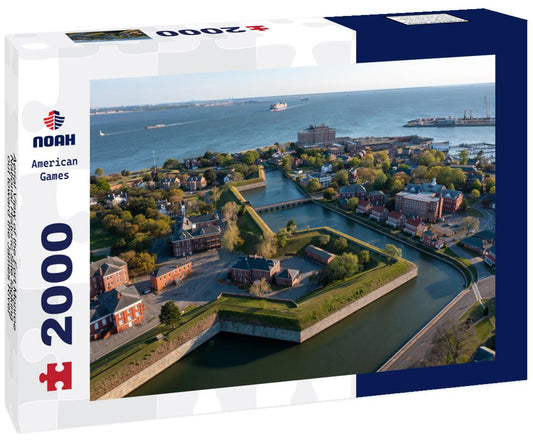 Noah Jigsaw Puzzle Aerial View of the Fort Monroe National Historic Site looking out toward the James River 2000 pieces
