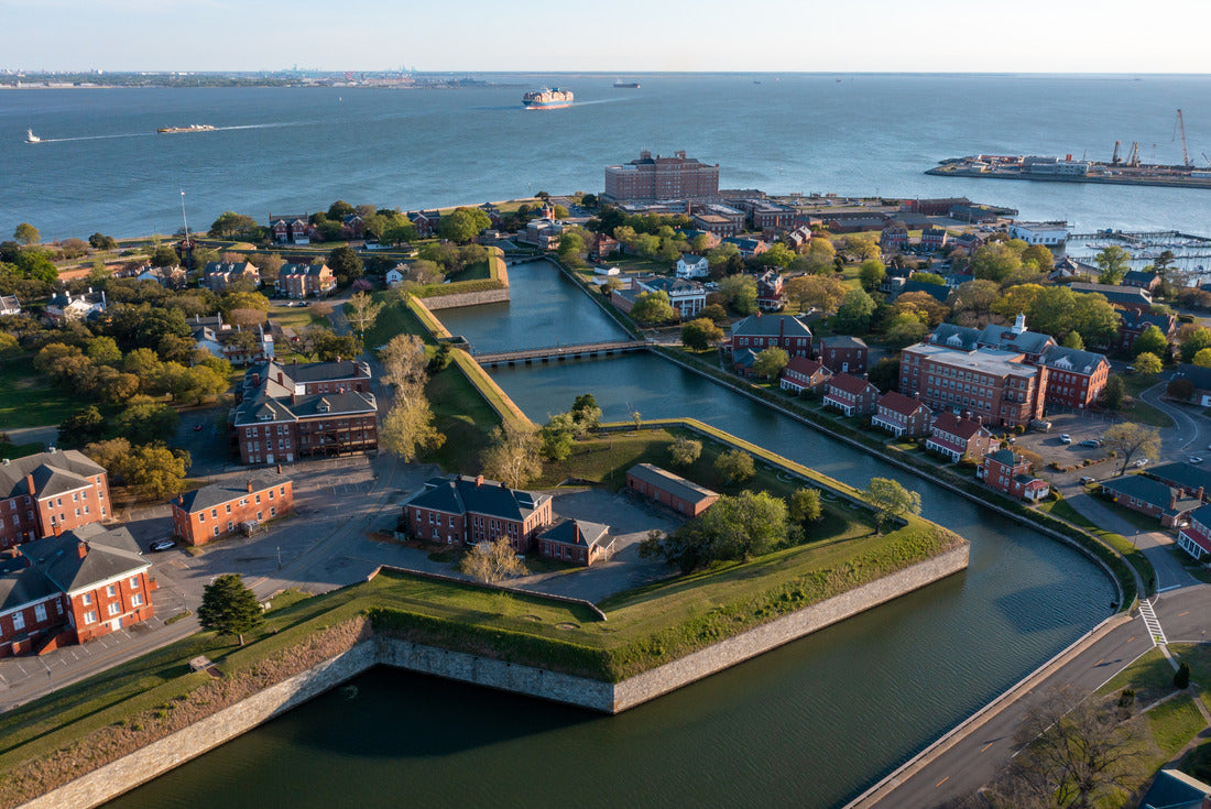 Noah Jigsaw Puzzle Aerial View of the Fort Monroe National Historic Site looking out toward the James River 2000 pieces