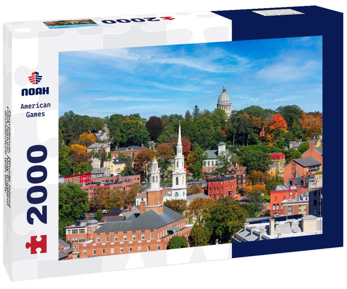 Noah Jigsaw Puzzle Providence, Rhode Island, USA historic New England architecture with early autumn foliage 2000 pieces