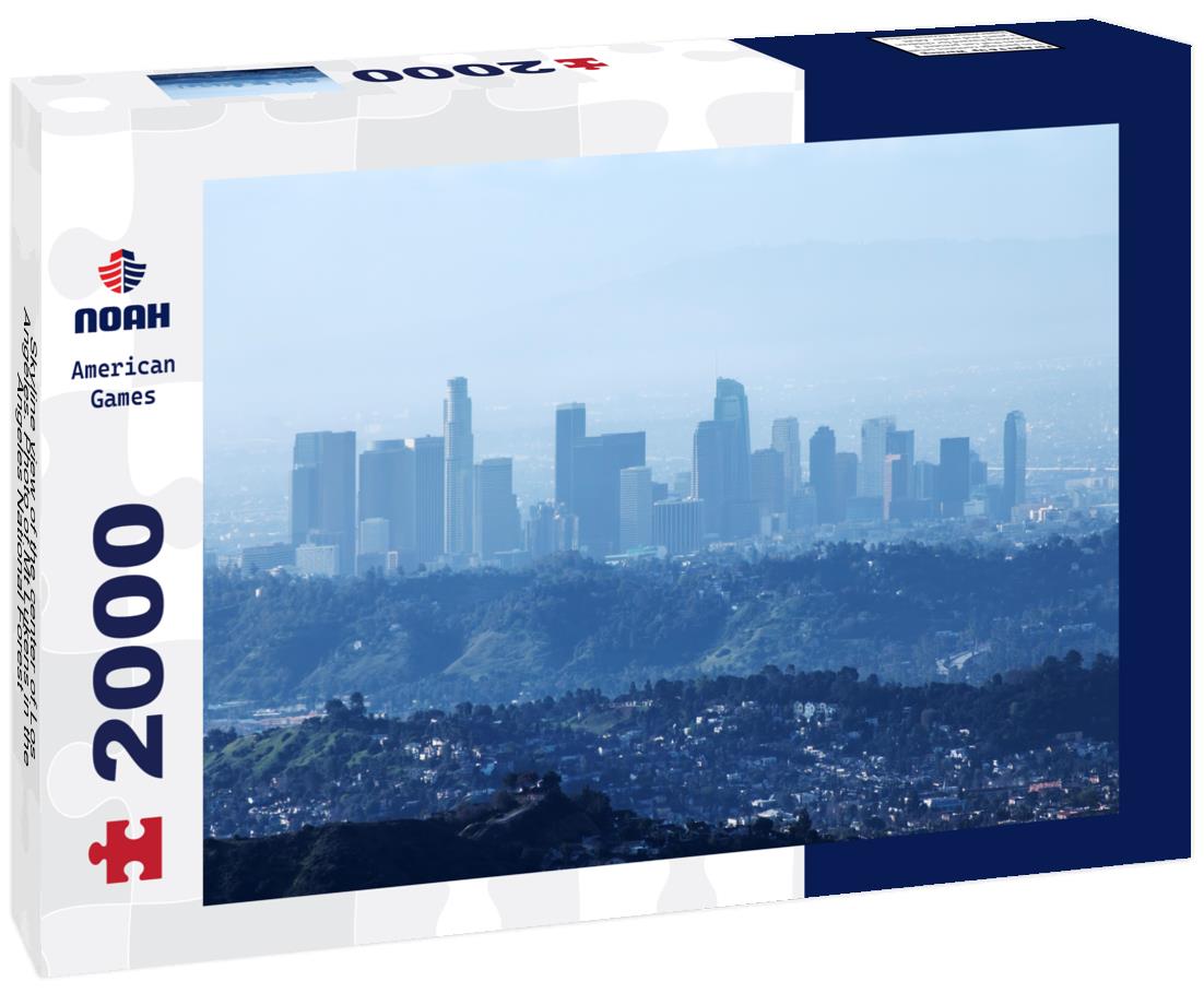 Noah Jigsaw Puzzle Skyline view of the center of Los Angeles. Photo of Mt Lukens in the Angeles National Forest 2000 pieces