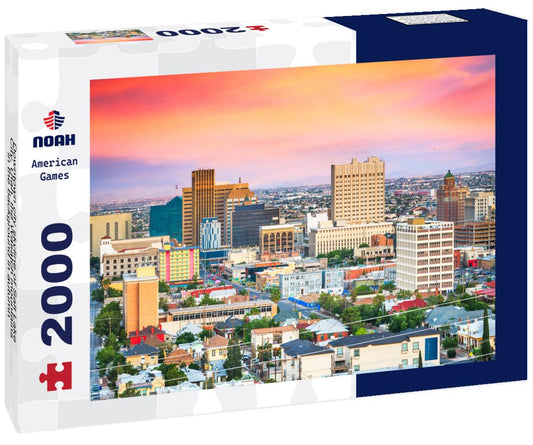 Noah Jigsaw Puzzle Downtown city skyline of Salt Lake City, Utah, the Wasatch mountains in the background in autumn 2000 pieces