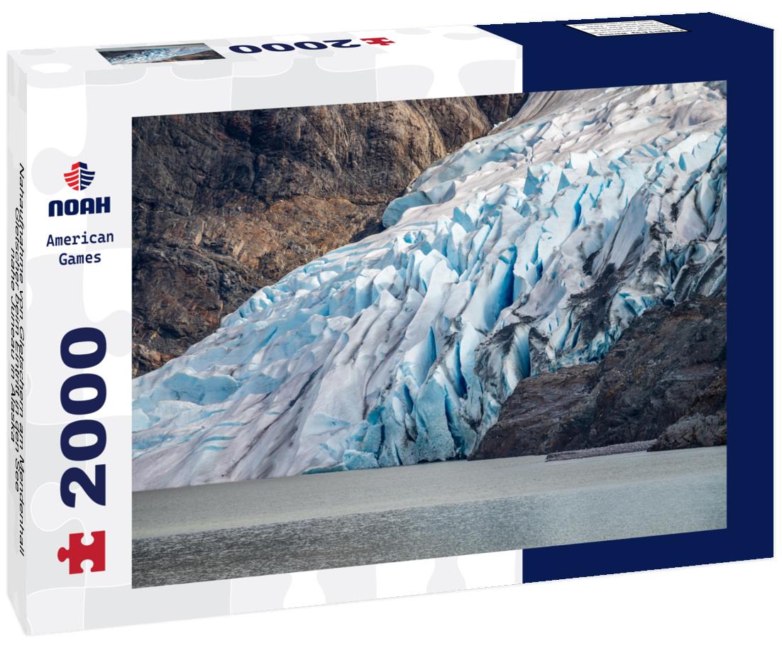 Noah Jigsaw Puzzle Nahaufnahme von Gletschern am Mendenhall-Gletscher beim Eintritt in den See nahe Juneau in Alaska 2000 pieces