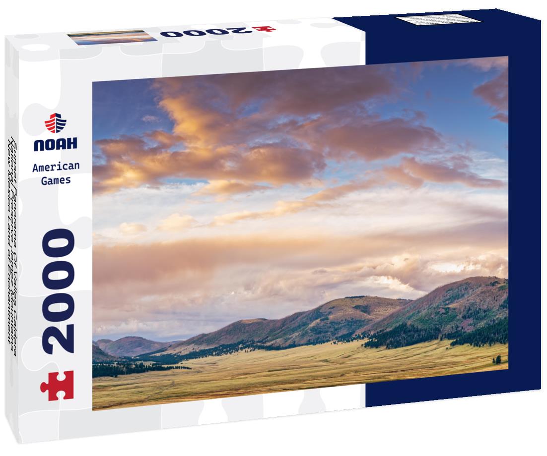 Noah Jigsaw Puzzle Sunset Panorama Of Valles Caldera National Preserve Jemez Mountains New Mexico Land of Enchantment 2000 pieces