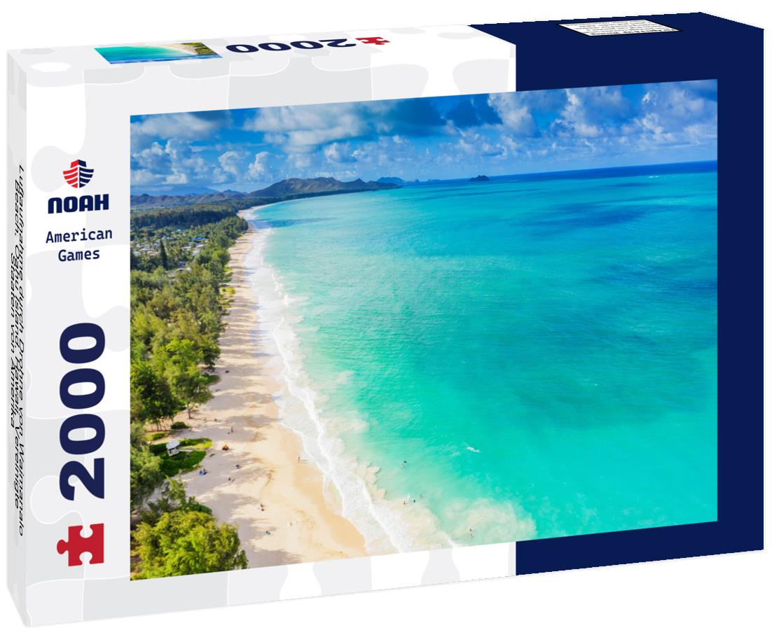 Noah Jigsaw Puzzle Luftaufnahme durch Drohne von Waimanalo Beach, Oahu Island, Hawaii, Vereinigte Staaten von Amerika 2000 pieces