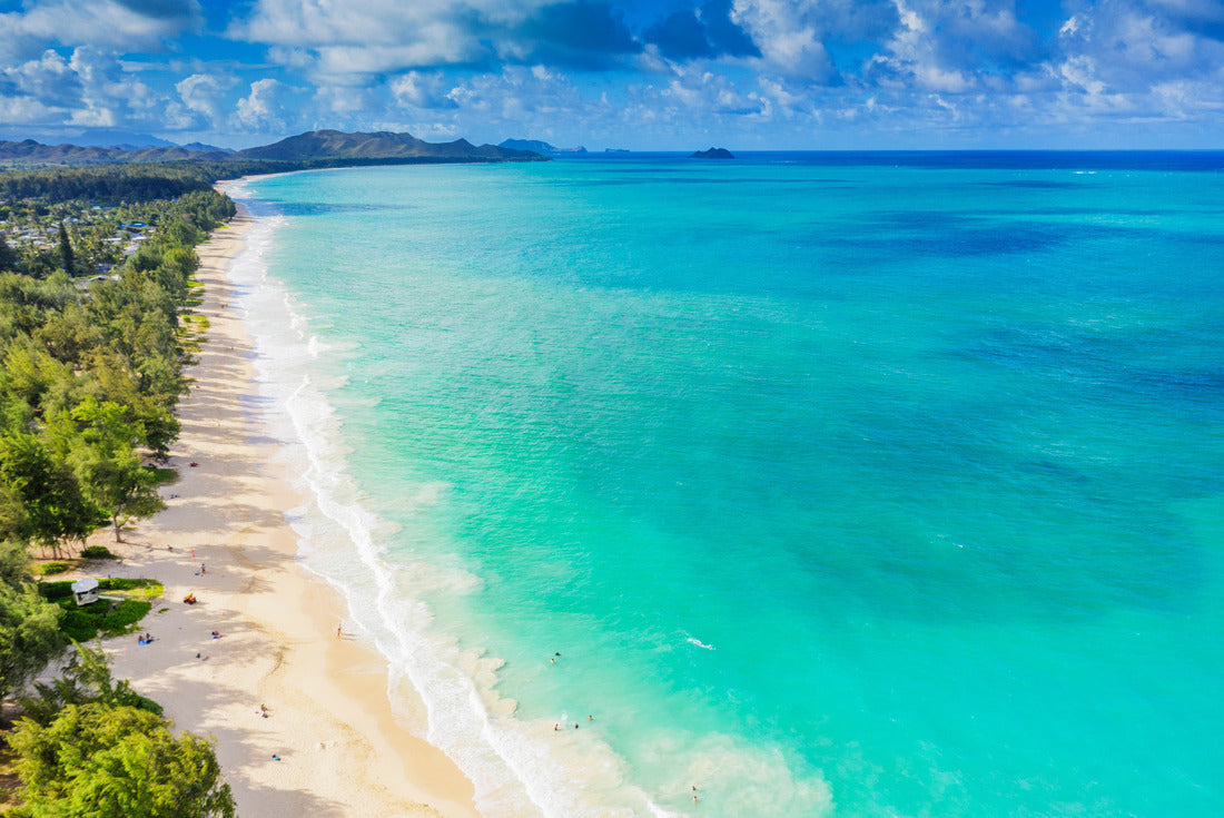 Noah Jigsaw Puzzle Luftaufnahme durch Drohne von Waimanalo Beach, Oahu Island, Hawaii, Vereinigte Staaten von Amerika 2000 pieces
