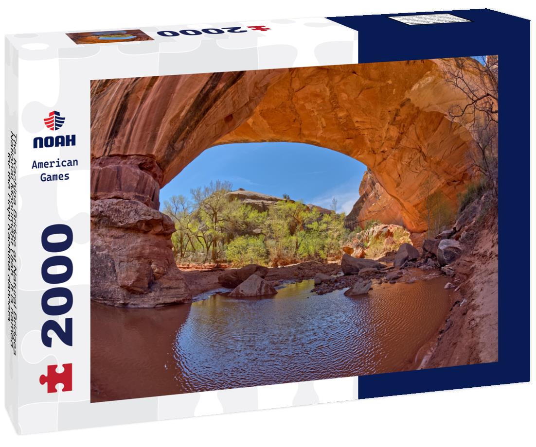 Noah Jigsaw Puzzle The Kachina Bridge at Natural Bridges National Monument Utah. It is named for the Hopi Kachina dancers 2000 pieces