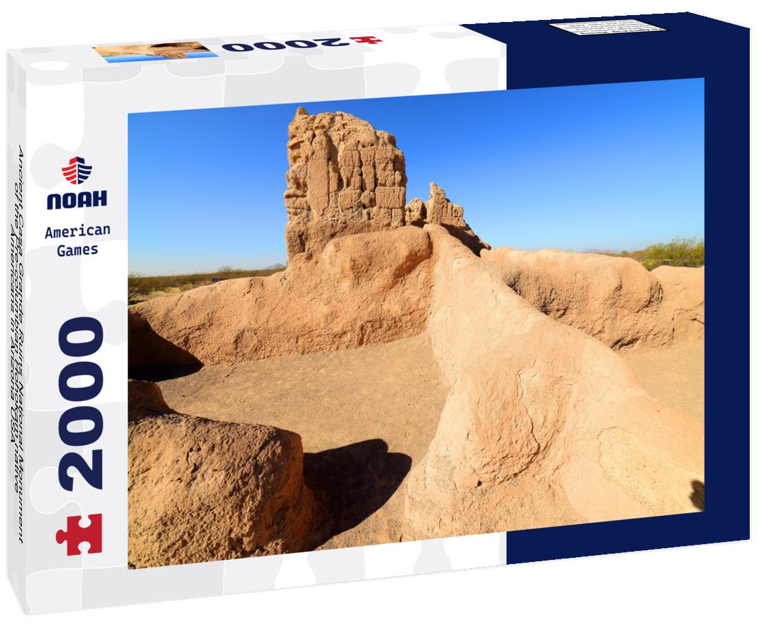 Noah Jigsaw Puzzle Ancient Casa Grande Ruins National Monument of the Pre-columbian Hohokam native Americans in Arizona USA 2000 pieces