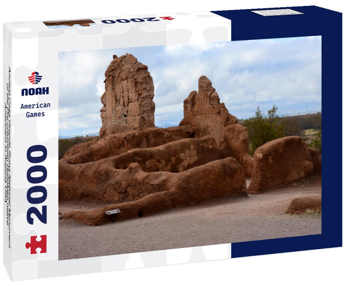 Noah Jigsaw Puzzle Ancient Casa Grande Ruins National Monument of the Pre-columbian Hohokam native Americans in Arizona USA 2000 pieces