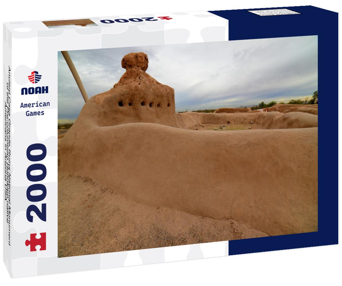 Noah Jigsaw Puzzle Ancient Casa Grande Ruins National Monument of the Pre-columbian Hohokam native Americans in Arizona USA 2000 pieces