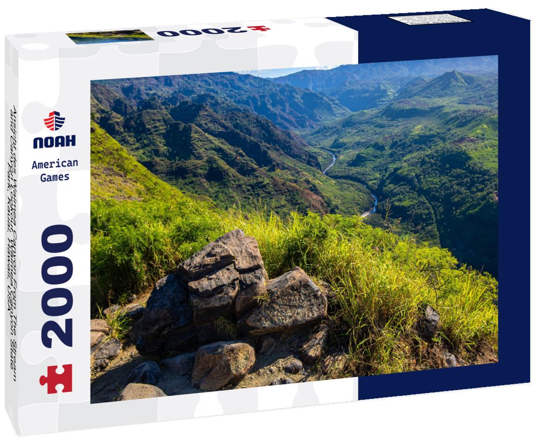 Noah Jigsaw Puzzle Ansicht des Waimea Canyon From The Stream and Canyon Lookout, Waimea Canyon State Park, Kauai, Hawaii, USA 2000 pieces