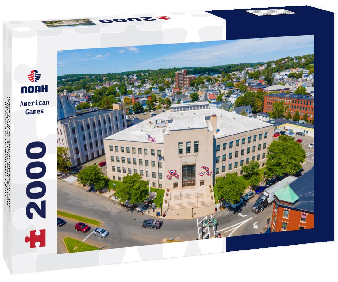 Noah Jigsaw Puzzle View of the aerial views of Lynn City Hall at 3 City Hall Square in historic downtown Lynn, Massachusetts MA, USA 2000 pieces
