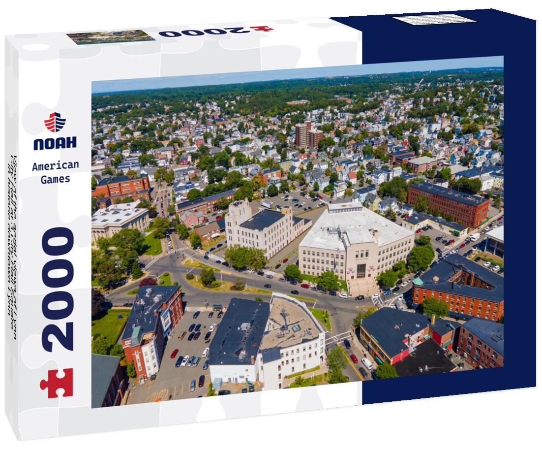 Noah Jigsaw Puzzle View of the aerial views of Lynn City Hall at 3 City Hall Square in historic downtown Lynn, Massachusetts MA, USA 2000 pieces