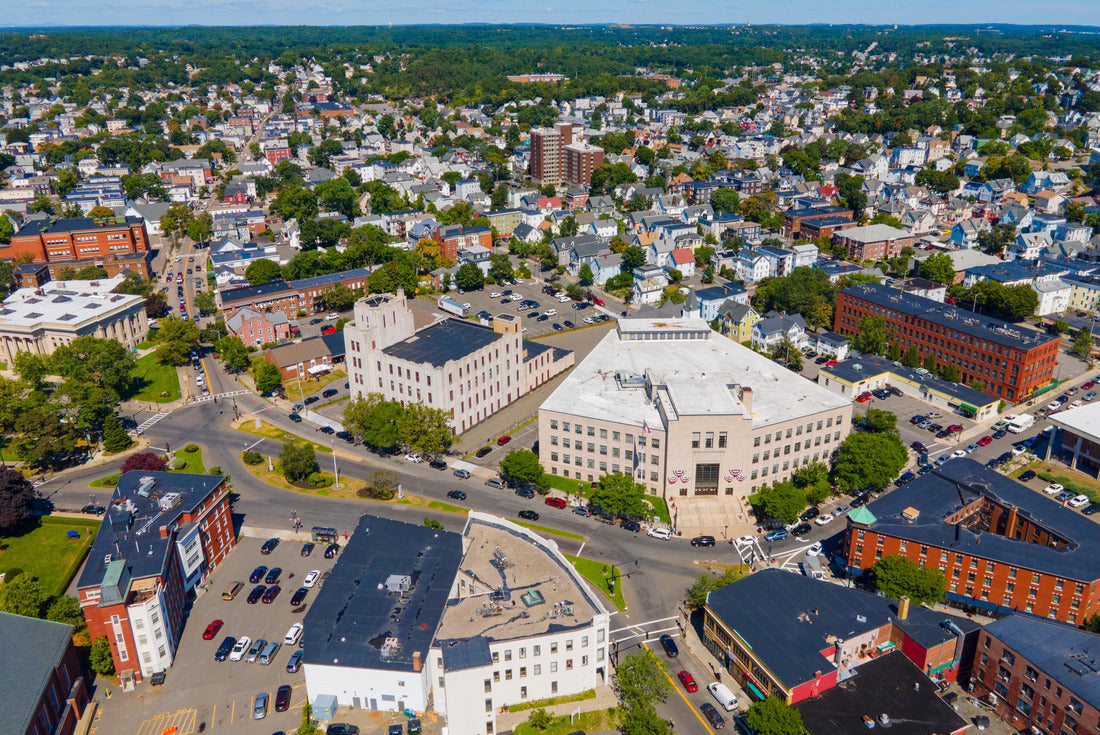 Noah Jigsaw Puzzle View of the aerial views of Lynn City Hall at 3 City Hall Square in historic downtown Lynn, Massachusetts MA, USA 2000 pieces