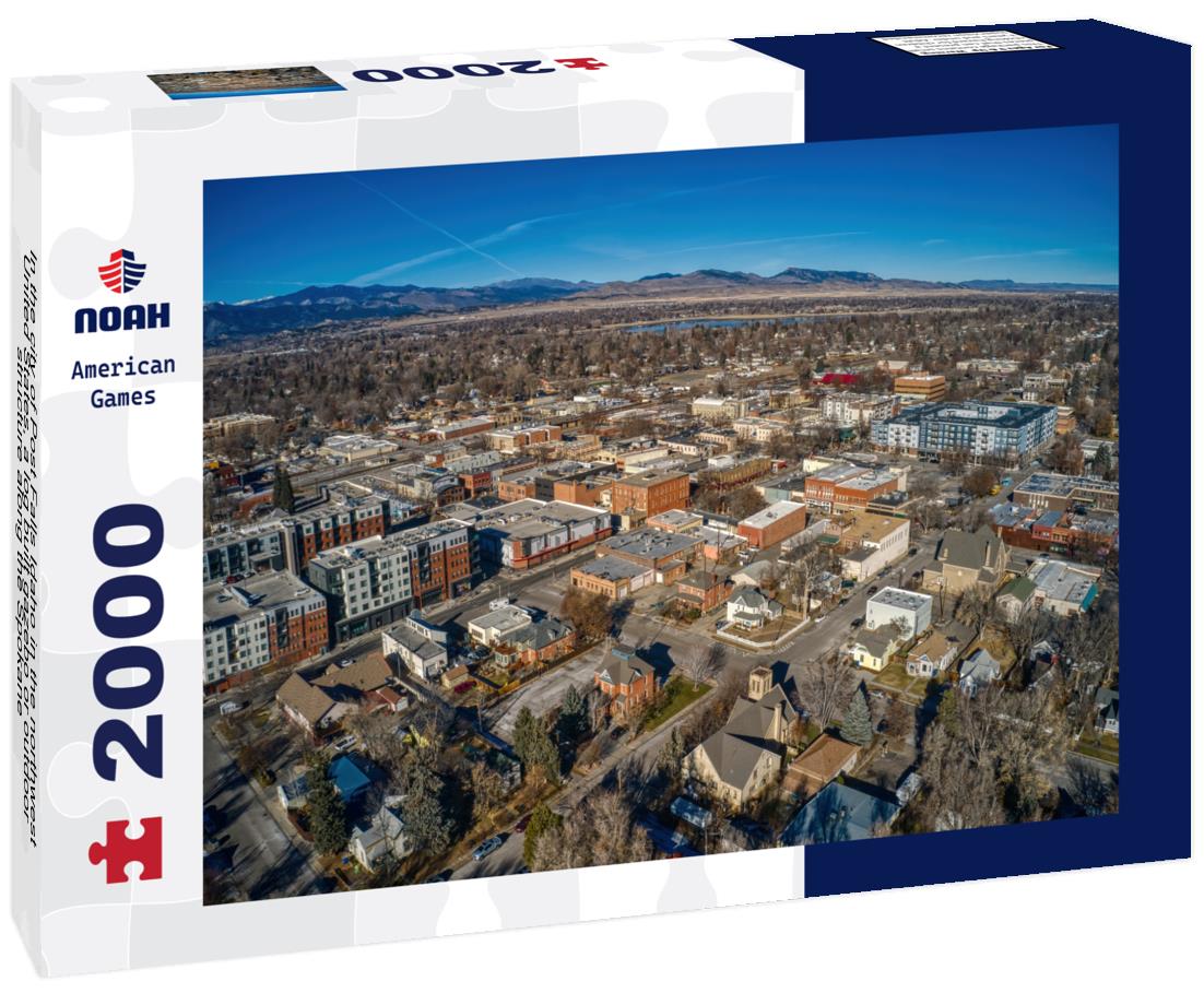 Noah Jigsaw Puzzle In the city of Post Falls Idaho in the northwest United States, a log built gazebo or outdoor structure along the Spokane 2000 pieces