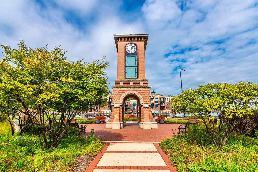Noah Jigsaw Puzzle Chelmsford historic town center including the Town Common and Central Square aerial view in spring, Chelmsford, Massachusetts, MA 2000 pieces