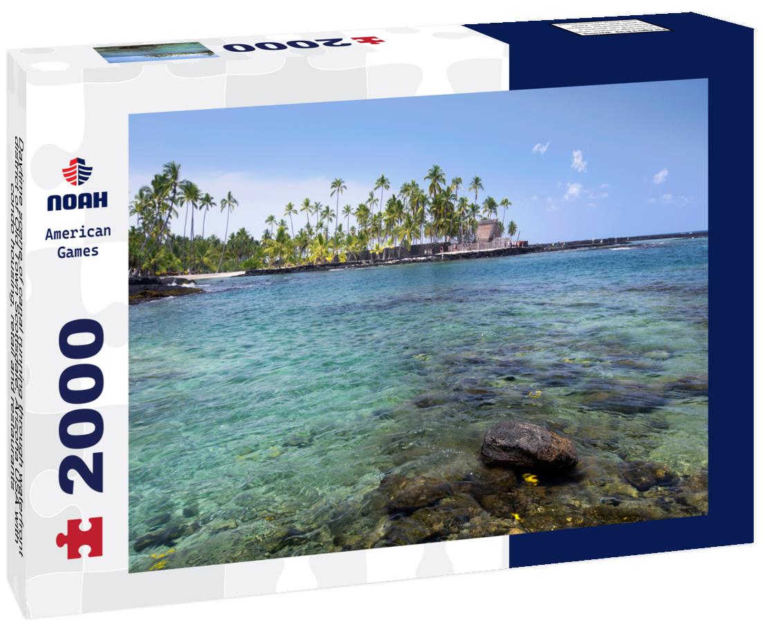 Noah Jigsaw Puzzle Daytime scene of canal running through waterfront district of Old Town Scottsdale, Arizona USA with condo housing, retail and restaurants 2000 pieces