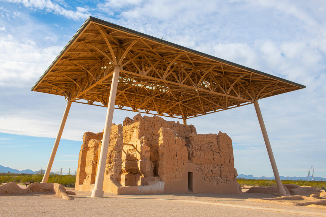 Noah Jigsaw Puzzle Casa Grande Ruins National Monument ist eine historische Ruine, die von Hohokam Menschen im 13. Jahrhundert in Coolidge, Arizona AZ, USA gebaut wurde 2000 pieces