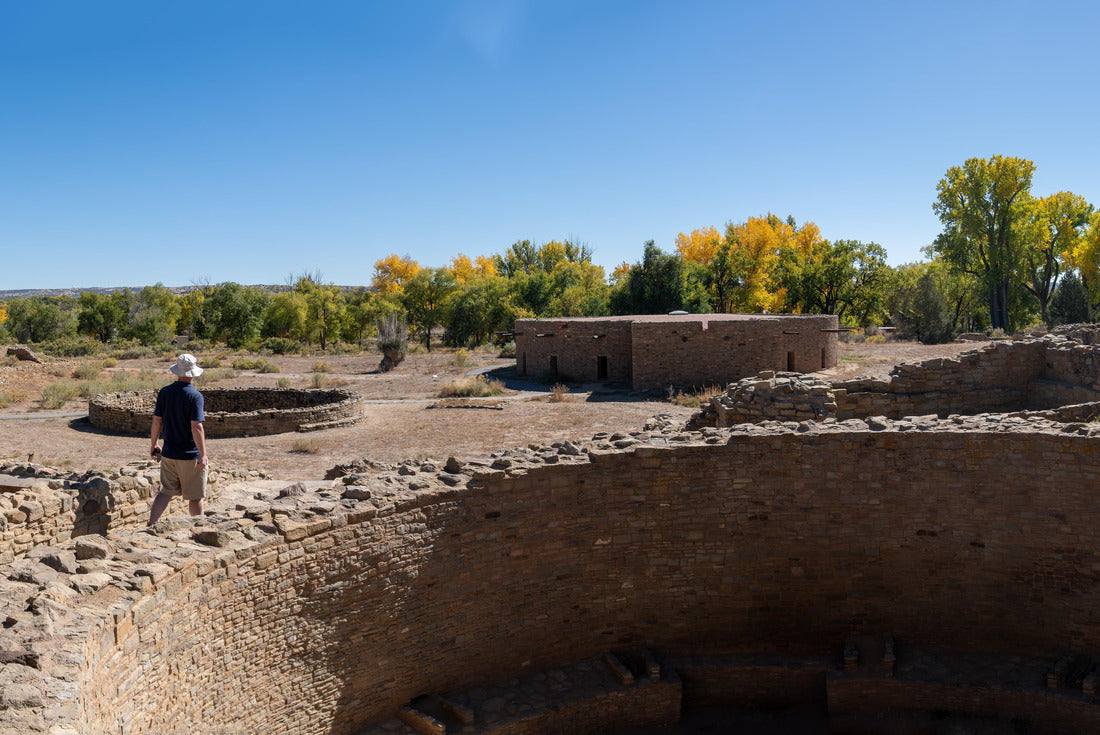 Noah Jigsaw Puzzle Aztec Ruins National Monument in New Mexico. Best preserved Chacoan structures including Aztec West great house built by ancestral Pueblo people. Kiva and masonry walls 2000 pieces