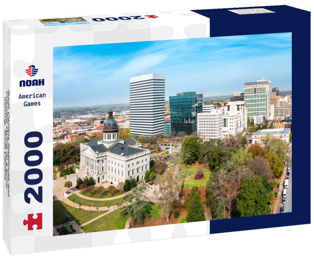 Noah Jigsaw Puzzle South Carolina Statehouse and Columbia skyline on a sunny morning, South Carolina 2000 pieces