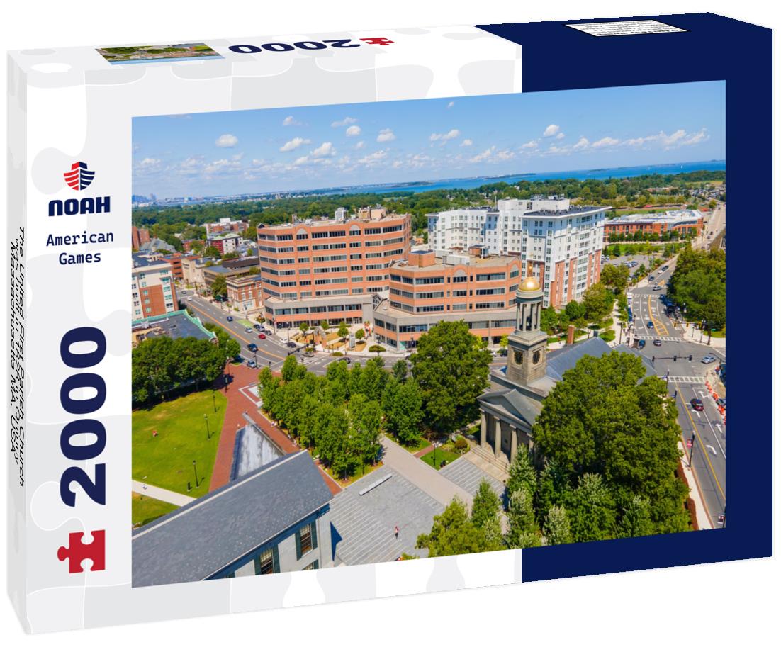 Noah Jigsaw Puzzle The United First Parish Church was built in 1828 in Quincy, Massachusetts MA, USA 2000 pieces