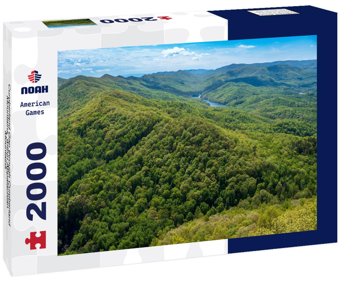 Noah Jigsaw Puzzle Cumberland Gap through Cumberland Mountains, within Appalachian Mountains 2000 pieces