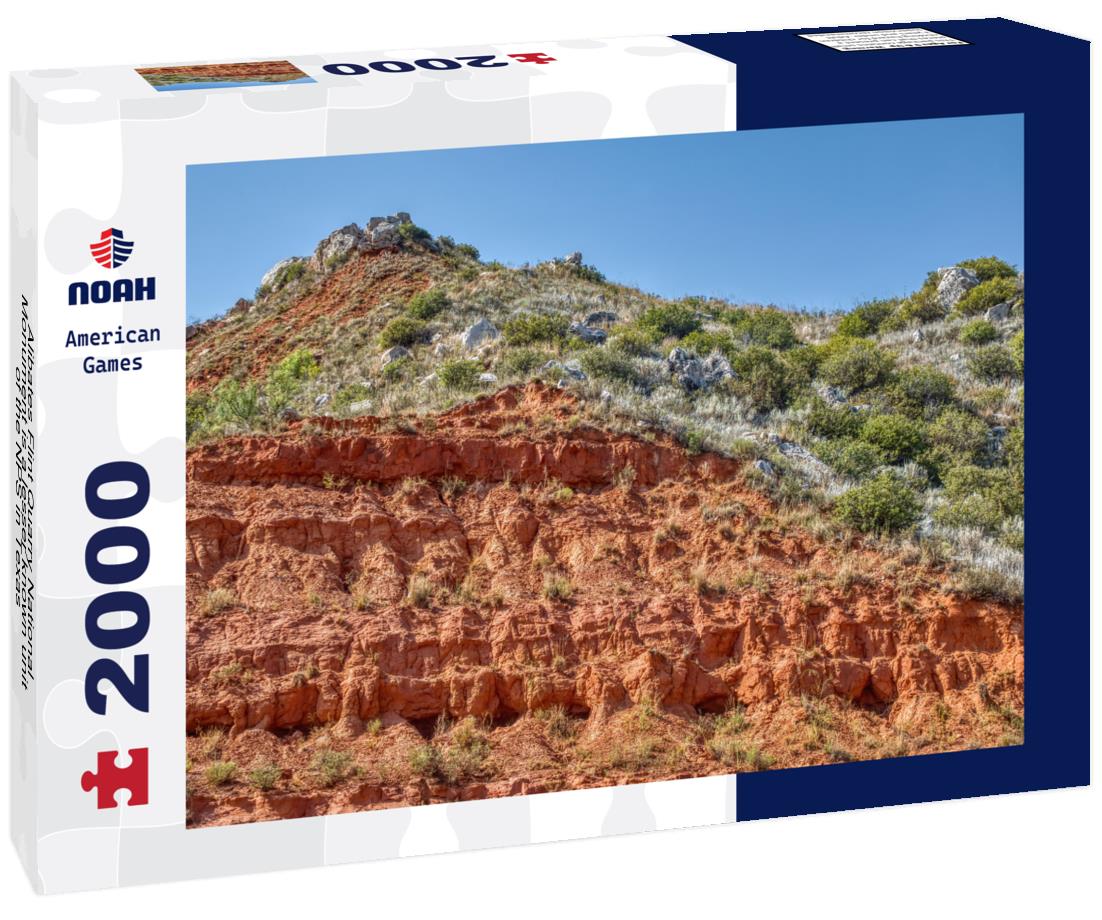 Noah Jigsaw Puzzle Alibates Flint Quarry National Monument is a lesser known unit of the NPS in Texas 2000 pieces