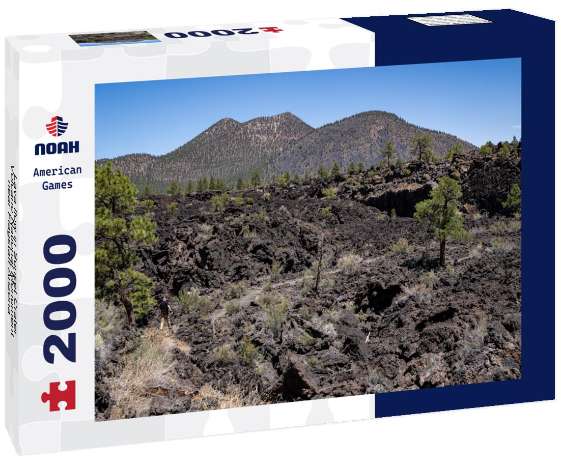 Noah Jigsaw Puzzle Lava flow in Sunset Crater Volcano National Monument near Flagstaff Arizona 2000 pieces