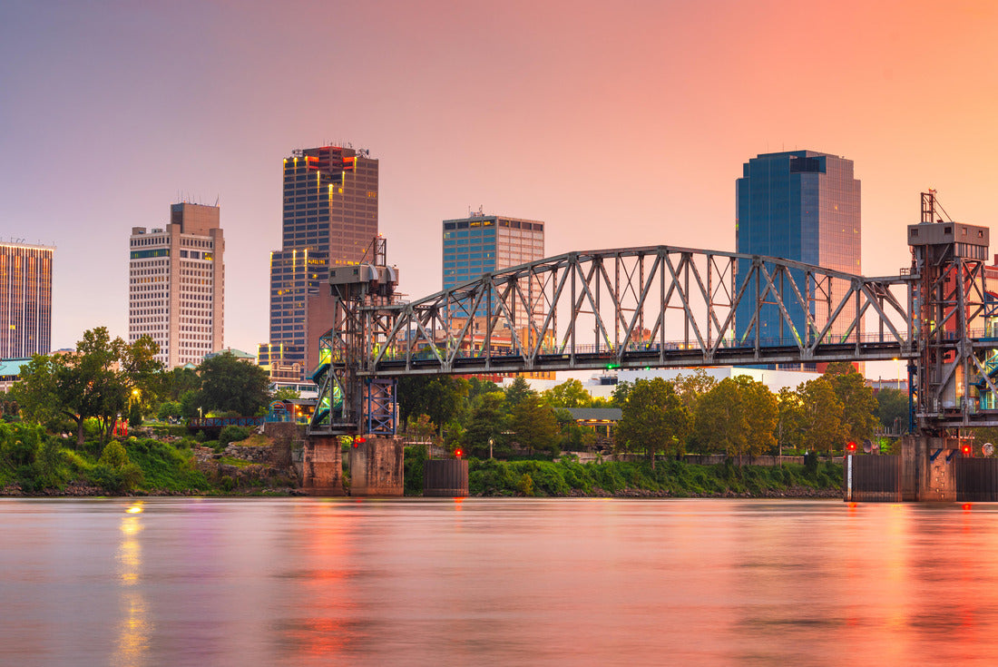 Noah Jigsaw Puzzle Little Rock, Arkansas, USA skyline on the river at twilight 2000 pieces
