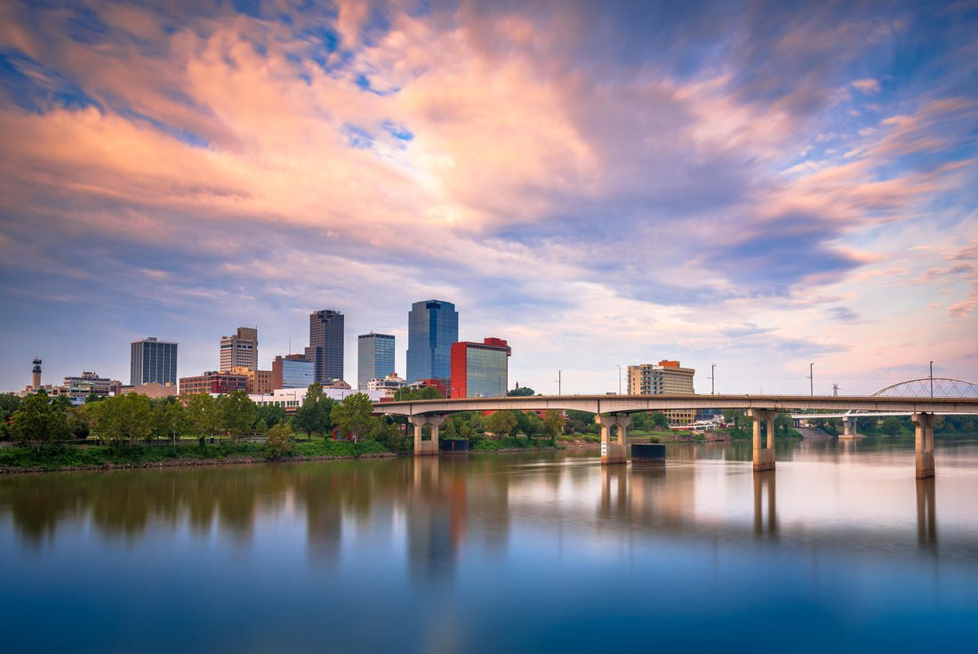 Noah Jigsaw Puzzle Little Rock, Arkansas, USA skyline on the river at twilight 2000 pieces