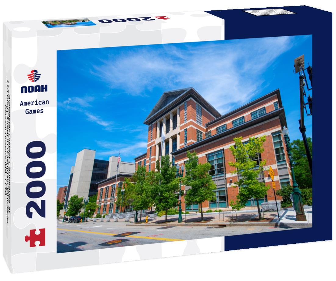 Noah Jigsaw Puzzle Worcester District Courthouse at 225 Main Street in downtown Worcester, Massachusetts MA, USA 2000 pieces